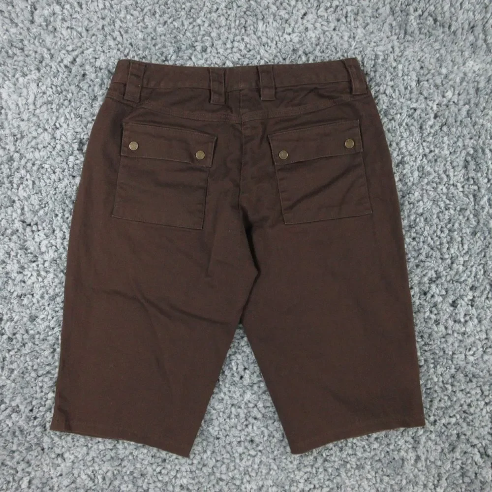 Michael Kors Shorts Womens 2 Brown Straight Bermuda 27x13*